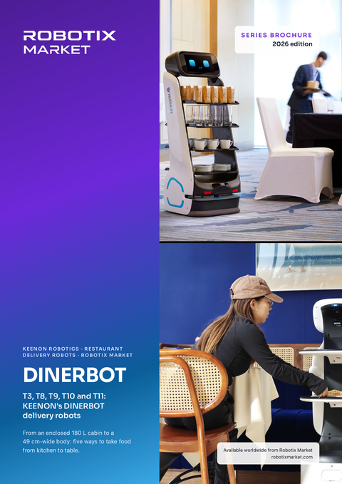 KEENON DINERBOT T3 · T8 · T9 · T10 · T11 – Serienbroschüre