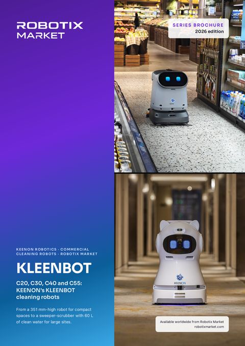 Keenon KLEENBOT C30 Robot de nettoyage commercial – Brochure du produit