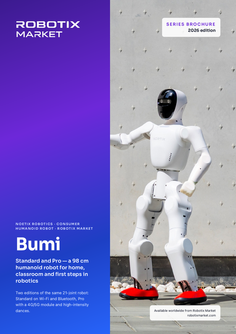 Robot humanoïde Noetix Bumi Standard – Brochure du produit